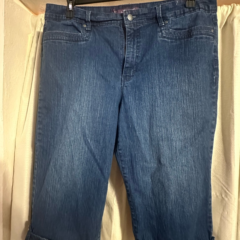 Gloria Vanderbilt Dark Blue Capri